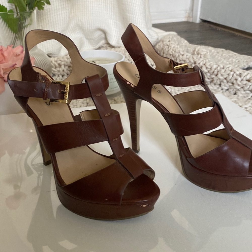 Guess brown sandals